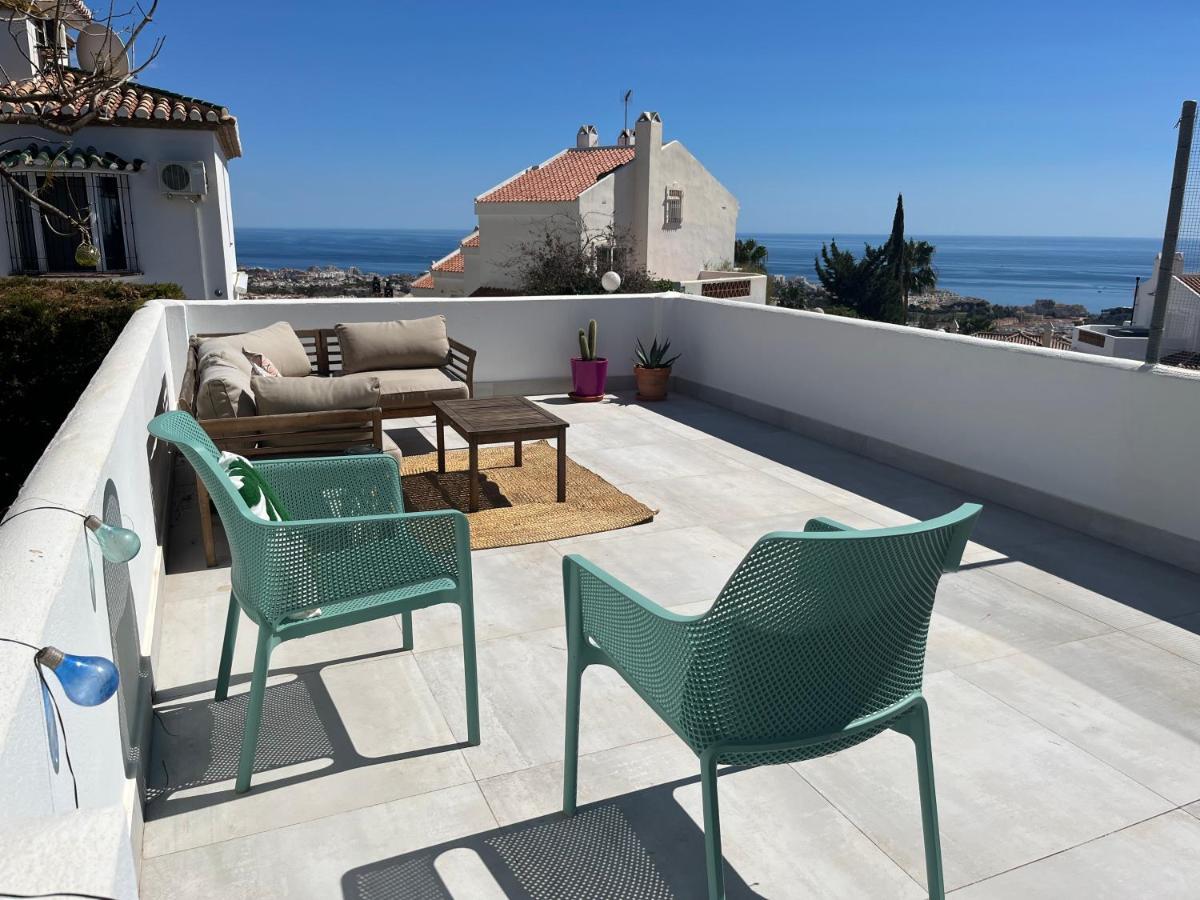 A Terrace With Sea View, 2 Bedrooms Apartment In Benalmádena Eksteriør billede